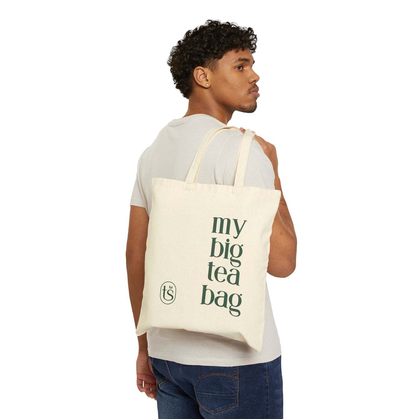 Eco-Friendly 'My Big Tea Bag' Canvas Tote by TeaSZN