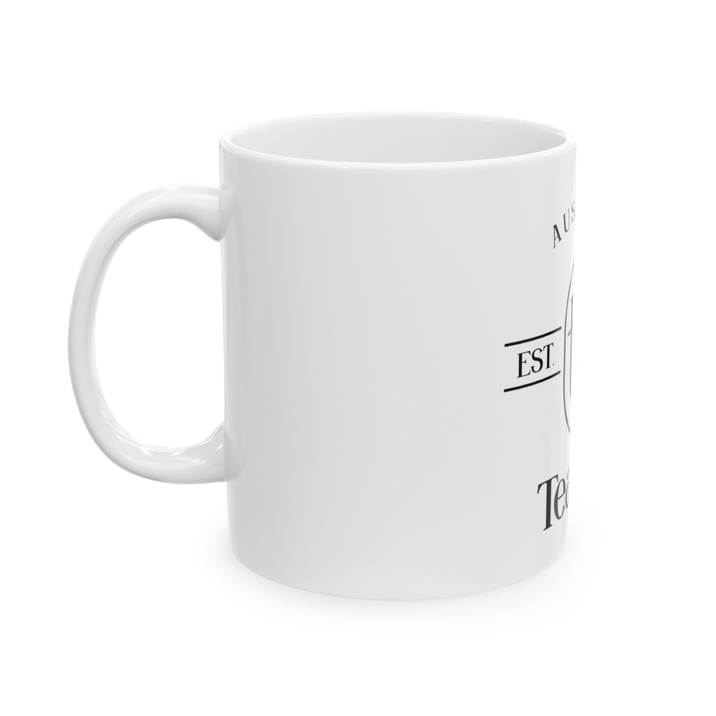 TeaSZN's Signature Ceramic Mug 11oz - Your Perfect Tea Companion - BLACK